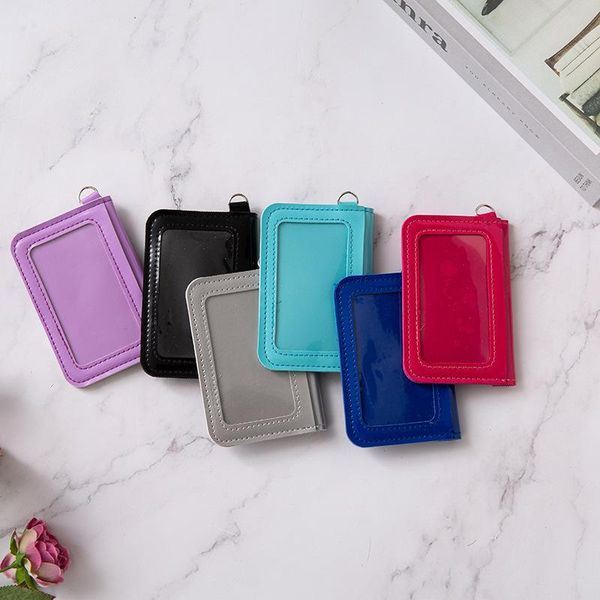 

card holders fashion ultra-thin holder bank credit id cards pouch case wallet organizer thin business package, Brown;gray