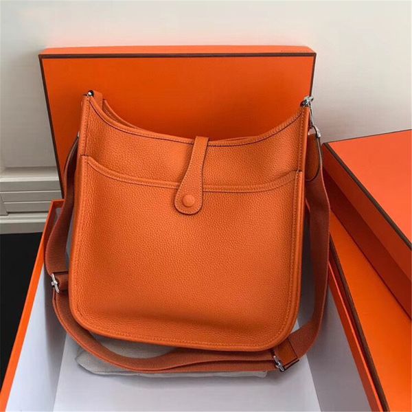 

women designer brand fashion shoulderbag luxury solid color genuine leather crossbody ladies classic medium purse 2021