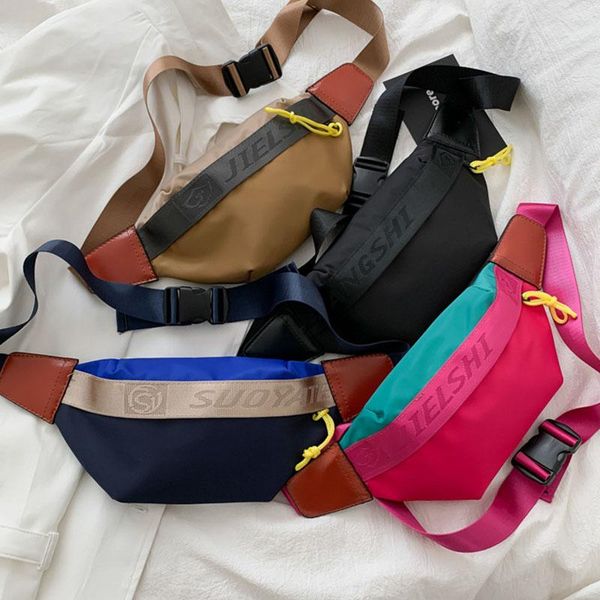 

waist bag fanny pack harajuku style ladies 2021 fashion bum pocket chest women's street trend shoulder messenger bags