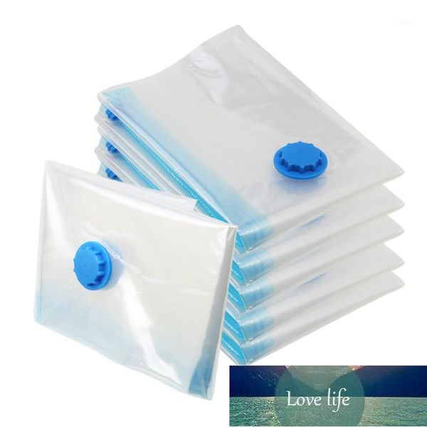 Sacos de armazenamento Casa vácuo para roupas Organizador Transparente Fronteira Dobrável Extra Grande Selo Comprimido Viagem Saving Sala Sacos1 Preço de Fábrica