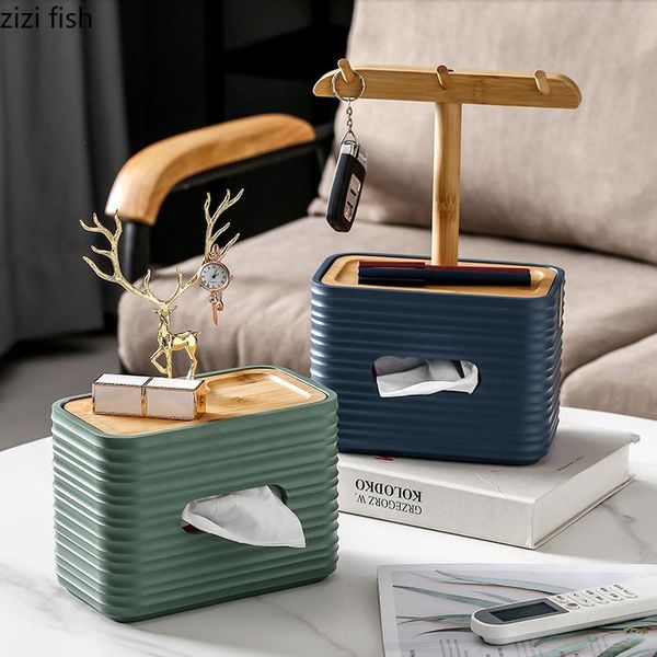 

tissue boxes & napkins resin box wooden cover metal deer storage rack display stand napkin holder key hook jewelry