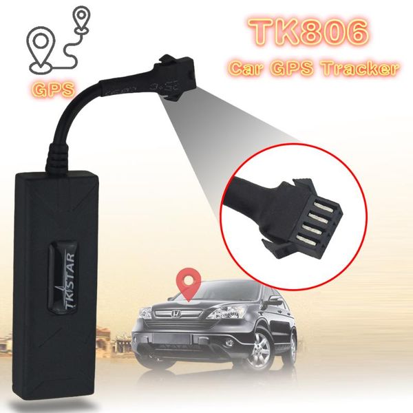 

car gps & accessories high accuracy tracking locator mini size tk806 vehicle tracker cut off the oil motorcycle gsm overspeed alarm