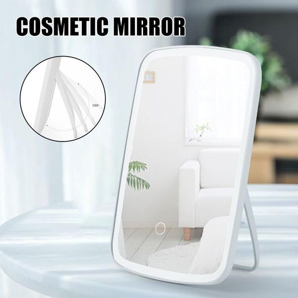 

compact mirrors led lighted makeup mirror deskdressing fill light female portable beauty for home travel sana889