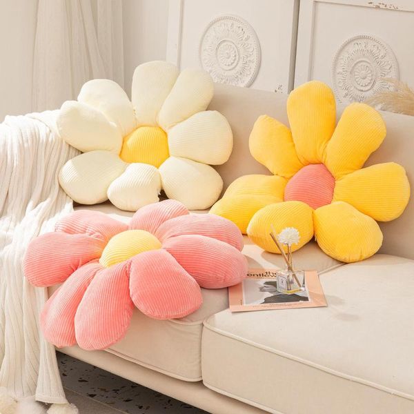 

cushion/decorative pillow net red daisy flower cushion living room sofa cushions cute plush big pillows home textile products household