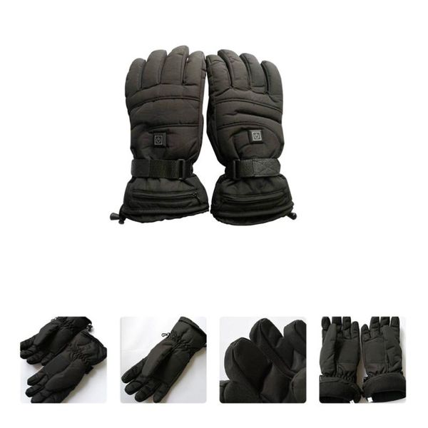 

ski gloves 1 set winter heating usb heated warming sports