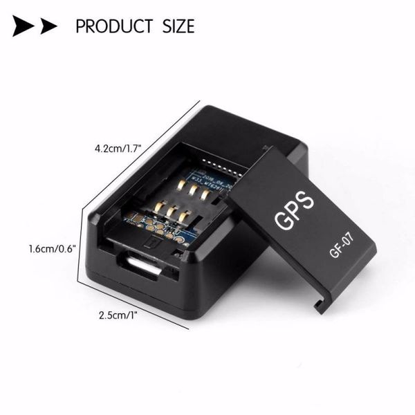 

car gps & accessories 2021 arrival gf07 mini tracker gsm/gprs tracking locator device sound recording dropship
