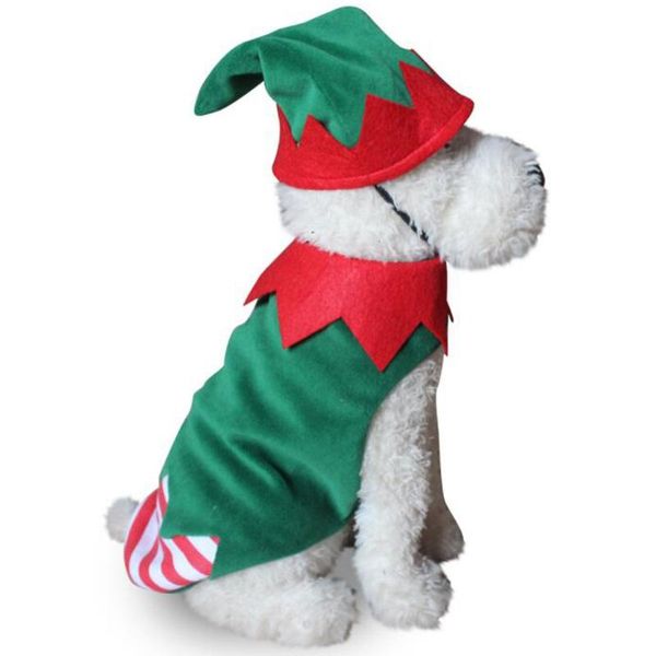 

pet soft clothes christmas cartoon for small dog cloth costume dress xmas apparel kitty dogs crafts