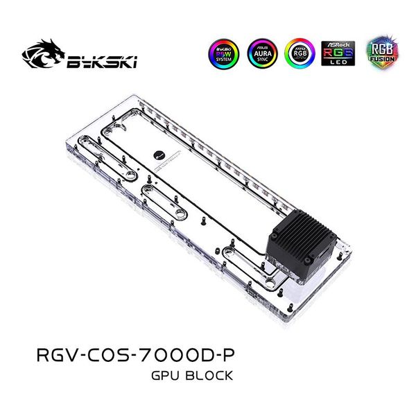 

fans & coolings bykski rgv-cos-7000d-p distro plate for 7000d case , waterway board cpu/gpu water cooling block support ddc pump