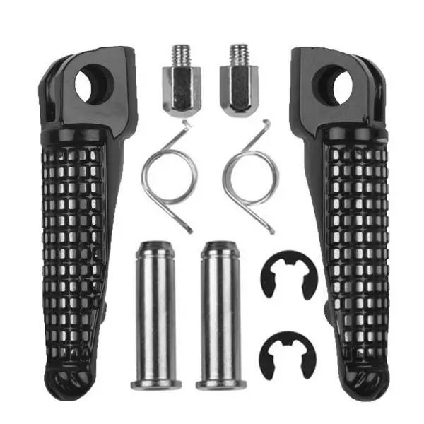 

motorcycle front footrest pedal foot pegs for kawasaki zx6r z1000 z750