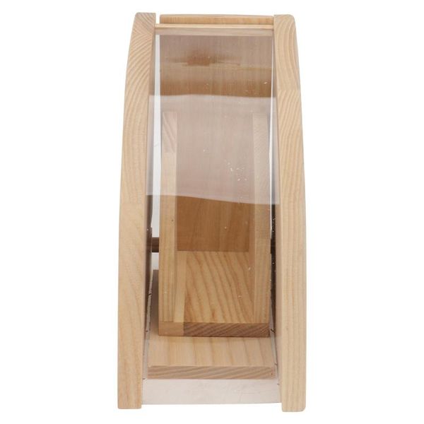 

coffee filters 1pc wooden sector filter holder paper dispenser