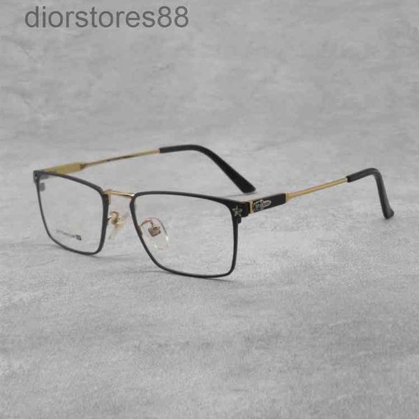 

sunglasses baojian pure titanium glasses frame men's ultra light business flat lens shenzhen, White;black