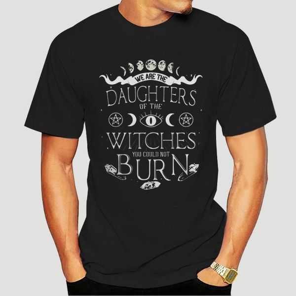 

men's t-shirts kuakuayu hjn daughter witches burn tshirt for girl graphic harajuku women gothic symbol ed tumblr hipster-0129a, White;black