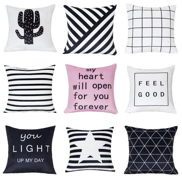 

cushion/decorative pillow pink for you decorative cushion cover home decor velvet sofa 45*45cm girls geometric pillowcase pillowsham