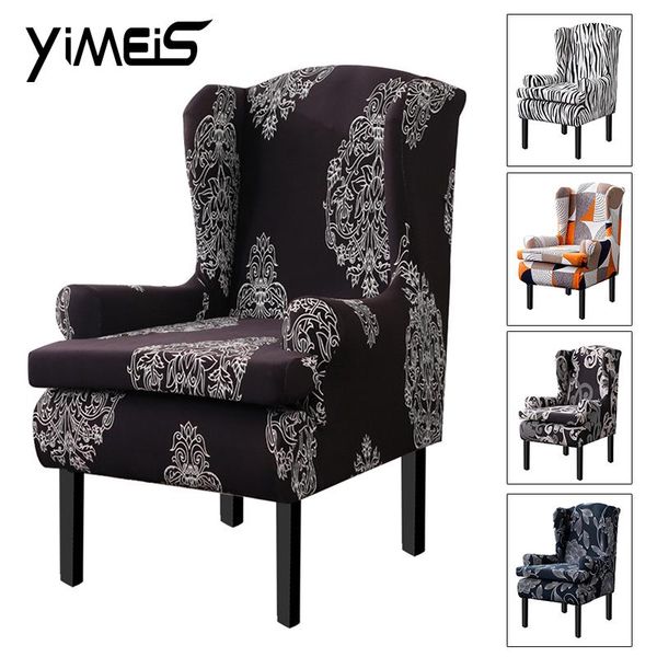 

chair covers arm king back cover elastic armchair wingback stretch protector slip