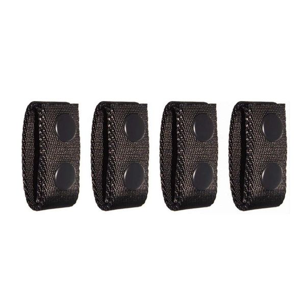 

tactical belt keeper with key clip for duty gear holders keep ring easily accessible (keeper keyring blk) outdoor bags
