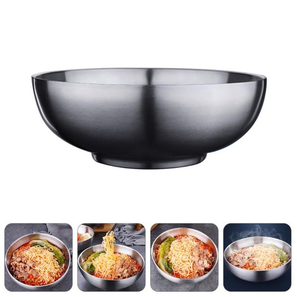 

1pc stainless steel bowl large storage organizer kitchen gadget bowls