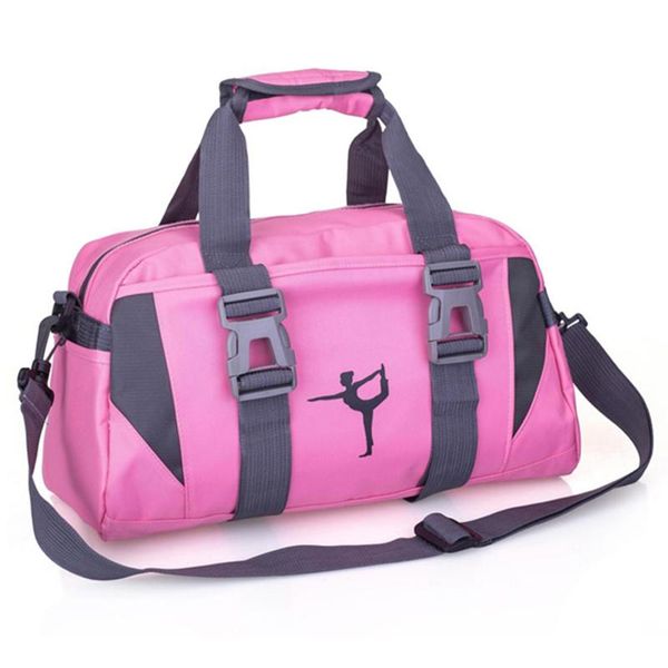

outdoor bags yoga fitness bag waterproof nylon sports training shoulder gym women's pilates crossbody mat without