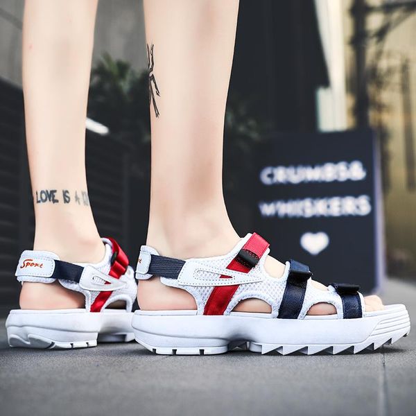 

sandals luxury outdoor beach plage samool walking de 39 summer sandalias s white slip hombre sandales shoes in comfort, Black