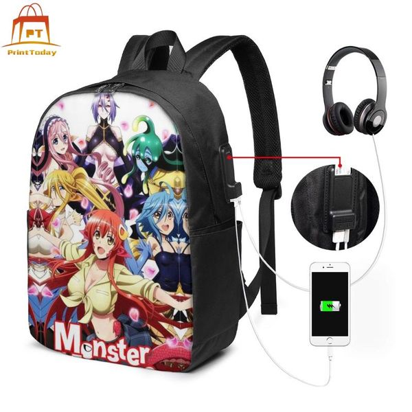 

backpack monster musume backpacks teen bag school multifunctional bags