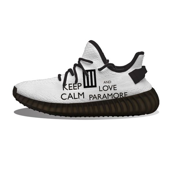 

diy custom keep calm and love paramore running sho mh printed mens womens trainers outdoor sports sneakers