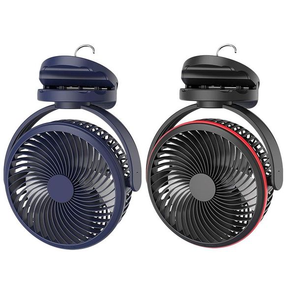 

portable desk fan night light 360 degree rotation,usb stroller ceiling hanging clip on for outdoor bedroom electric fans