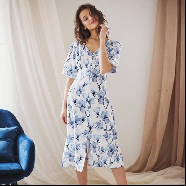 

beforw summer women dress long print casual a word party v neck short sleeved retro womens button elegant, Black;gray