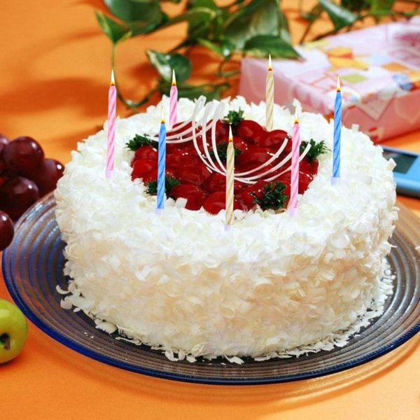 

30pcs relighting candles funny trick prank birthday cake decorations party joke