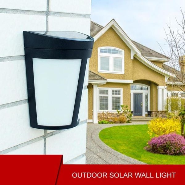 

outdoor wall lamps product solar lamp 6led garden lighting fence european style
