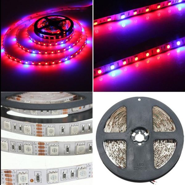 

grow led flexible strip tape light dc12v red blue 3:1 or 4:1 for greenhouse hydroponic plant growing strips