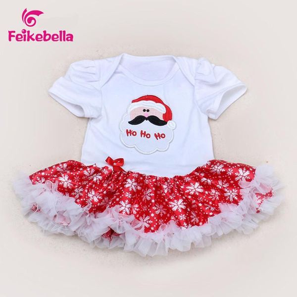 

girl's dresses baby girls christmas dress cotton santa claus clothing infant short sleeve ball gown princess clothes, Red;yellow