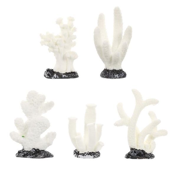 

5pcs resin coral decorations simulated tree fish aquarium ornaments (1+2+4+5+6)