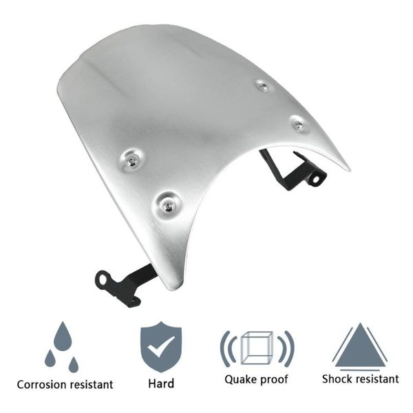 

motorcycle windshield aluminum wind deflector windscreen pure urban r nine t 2014-2021 ninet r9t 9 racer