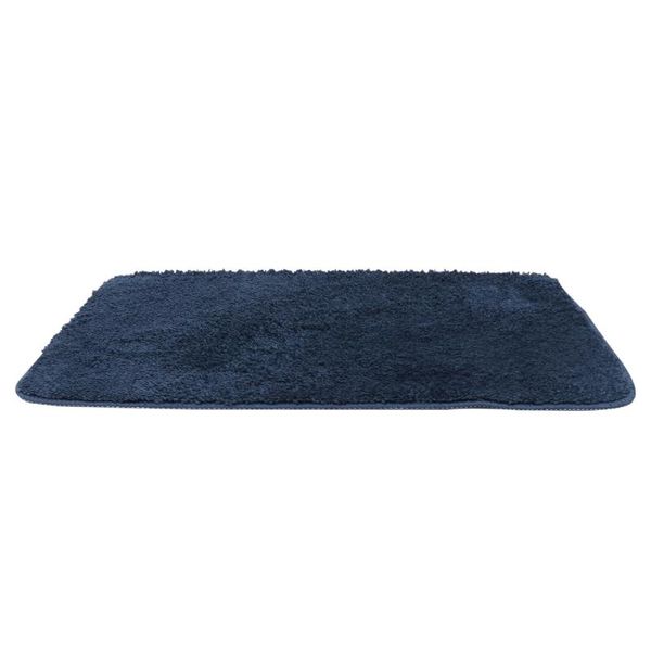 

carpets 1 pc practical bathroom mat household floor rug nonslip foot (navy)