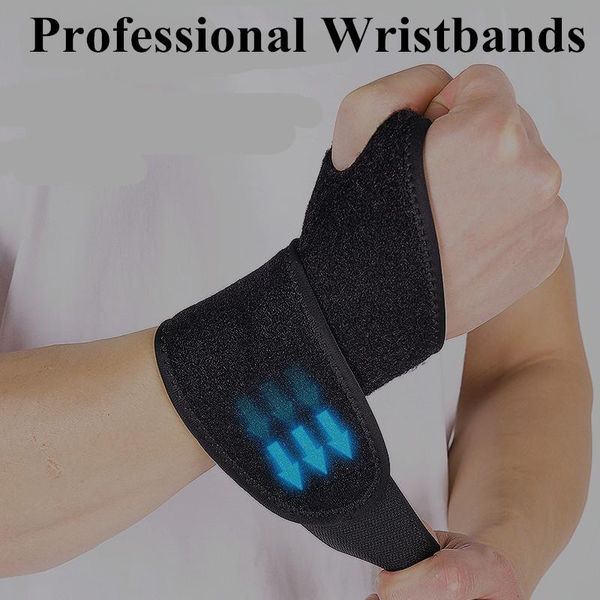 

1pairs removable adjustable wristband steel wrist brace support arthritis sprain carpal tunnel splint wrap protector, Black;red