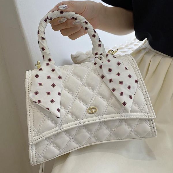 

evening bags lozenge tote for women luxury pu leather shoulder bag diamond lattice crossbody handbags ladies quilted plaid messenger