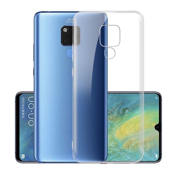 

huawei mate20 mobile phone case transparent anti falling mte20pro 7a high transparent tpu protective case soft shell