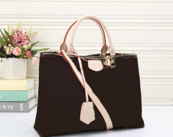

designer lady shopping bags fashion gold lock handbags women totes shoulder cross body leather classic retro simplicity handle 41528#