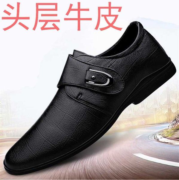

young business casual leather shoes men's professional work wedding hair stylist formal, Black