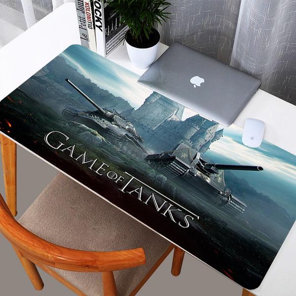 

mouse pads & wrist rests world of tanks 400*900*2mm thickness gaming mousepad large durable washable rubber mice pad keyboard desk mat home