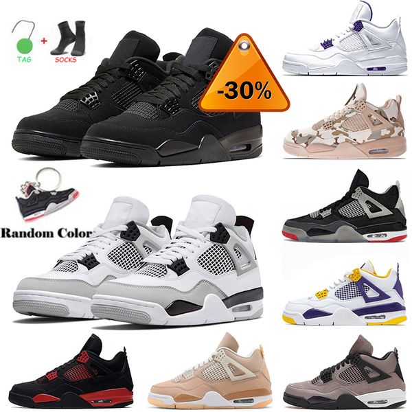 

university sail blue jumpman 4 mens women basketball shoes jorden4s retro shimmer sneakers fire red thunder military black cat infrared