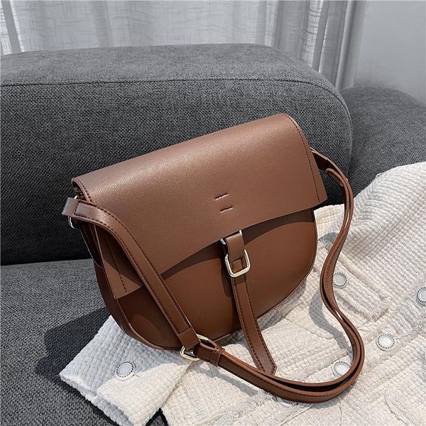 

evening bags burminsa vintage semicircle saddle small shoulder crossbody for women brand designer half moon work ladies handbags 2021