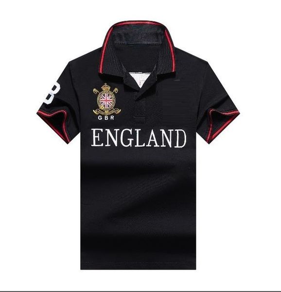 

qulogo076 lapel t-shirts men's clothing business big logo, White;black