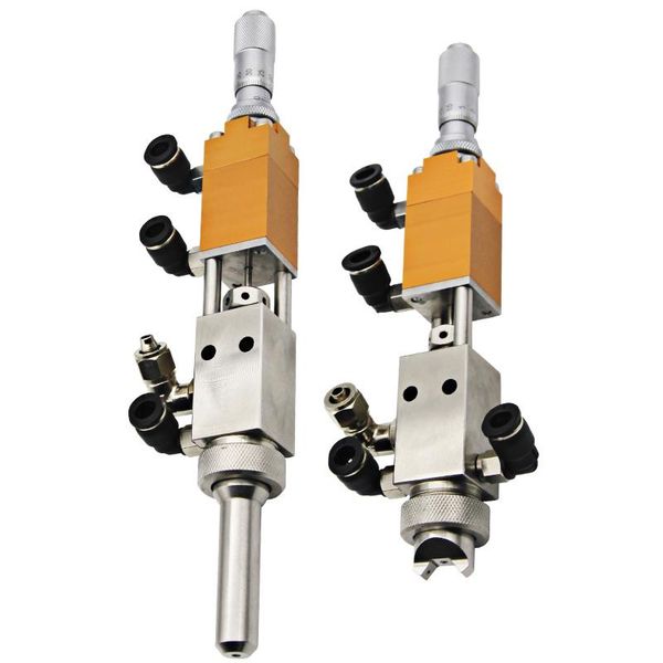

professional spray guns high frequency glue dispensing pneumatic valve head round / sector atomizing for spraying machine