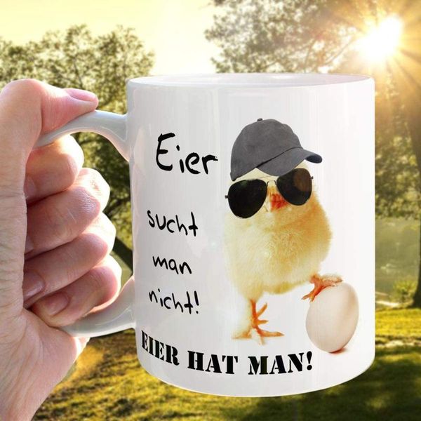 

mugs chick with chickens eggs saying funny baby chicken coffee mug easter gift for men friends office colleagues father's day