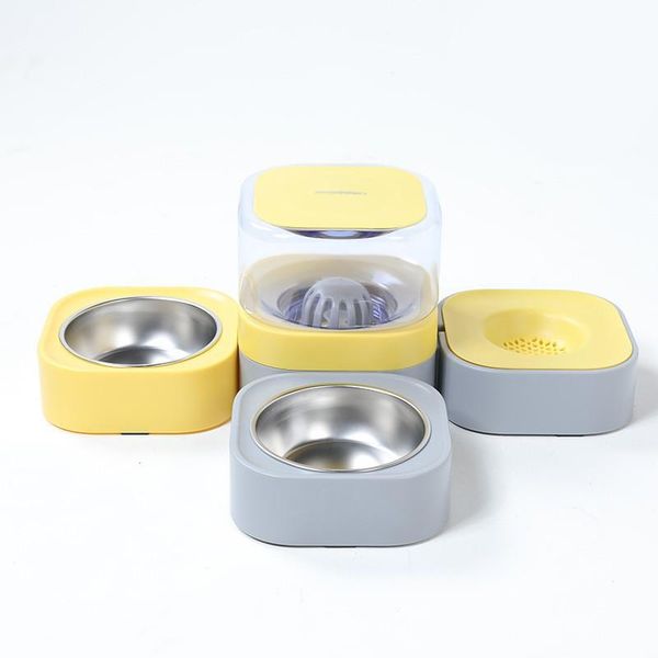 

cat bowls & feeders pet water dispenser and double bowl dog drinking machine can see through feeding feeder