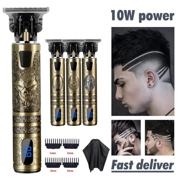 

hair clippers electric trimmer clipper usb rechargeable professional 0mm for men buddha cordless pro li t outliner haircut t9 barber