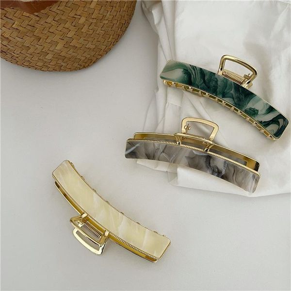 

hair accessories women vintage square clip lady fashion acetate acrylic claw