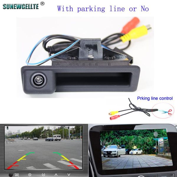 

car rear view camera trunk handle trajectory hd reverse for e60 e61 e70 e71 e72 e82 e88 e84 e90 e91 e92 e93 x5 x6 x1 cameras& parking se sen
