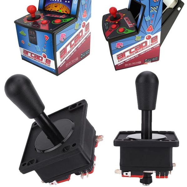 

game controllers & joysticks 8 way diy joystick classic black arcade red ball fighting stick replacement parts for high quality