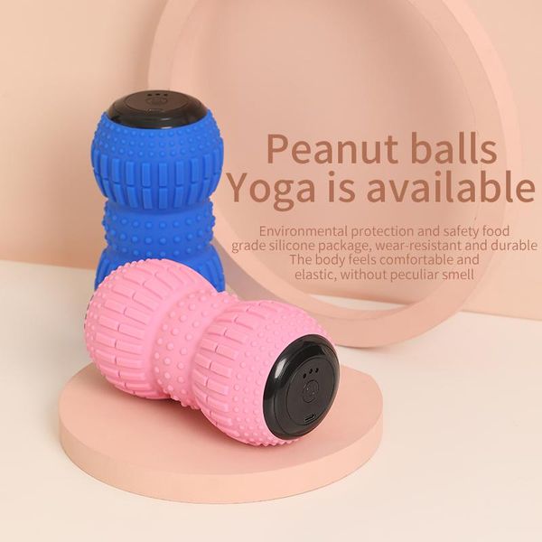 

yoga balls peanut massage ball electric fascia vibration leg muscle relaxer shoulder neck waist